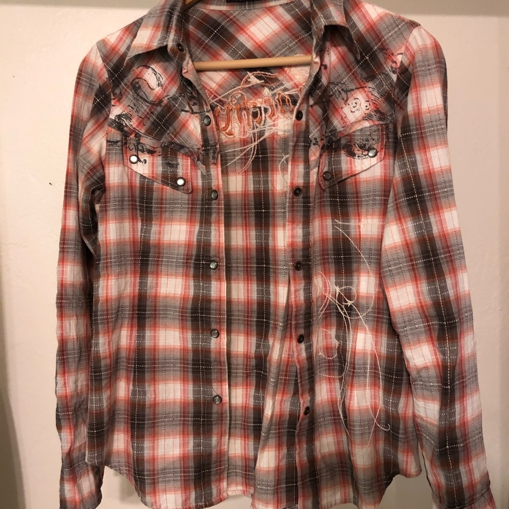 Embroidered Monarchy Shirt size M